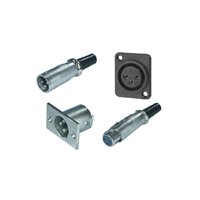 3 polet XLR stik og bøsninger