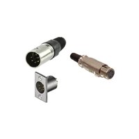 5 polet XLR stik og bøsninger