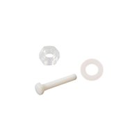 Skruer mtrikker og skiver i nylon