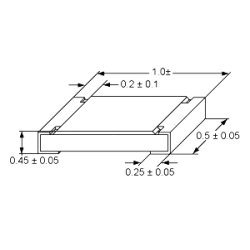 SMD MODSTAND 0402 820 OHM 1%