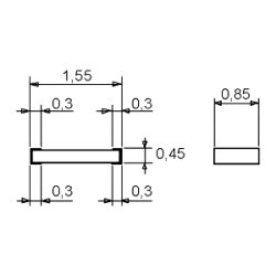 220K OHM 0603 1% MODSTAND SMD