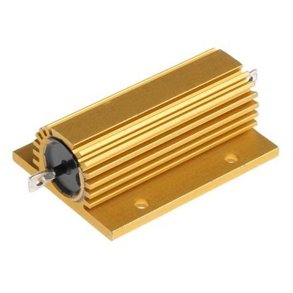 100W 12 Ohm effektmodstand m. kleplade