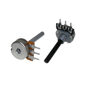 DREJEPOTENTIOMETER MONO 470 OHMB 4mm AKSEL LOGARITMISK