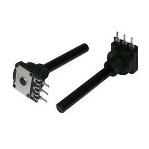 DREJEPOTENTIOMETER MONO 220K OHMA 4mm AKSEL LINER