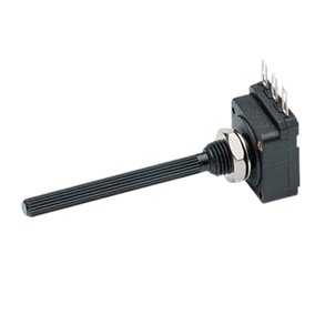 DREJEPOTENTIOMETER MONO 22K OHMB 4mm AKSEL LOGARITMISK