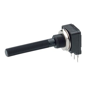 DREJEPOTENTIOMETER MONO 470K OHMB 6mm AKSEL LOGARITMISK