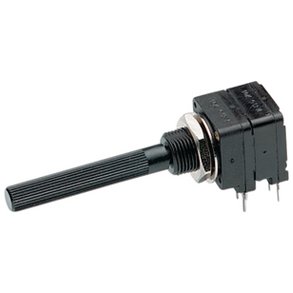 DREJEPOTENTIOMETER STEREO 47K OHMA 6mm AKSEL LINER