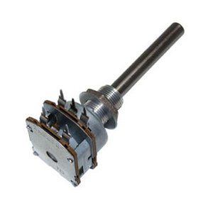 DREJEPOTENTIOMETER STEREO 220 OHMA 6mm AKSEL LINER