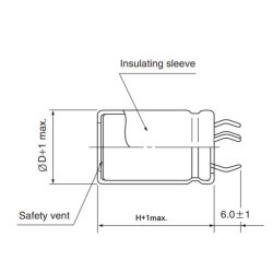 Radial elektrolyt 10000&micro;F 25V 85&deg;