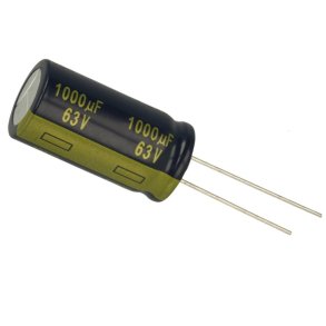 Radial elektrolyt 1000�F 63V 105� lav impedans Panasonic EEUFC1J102U