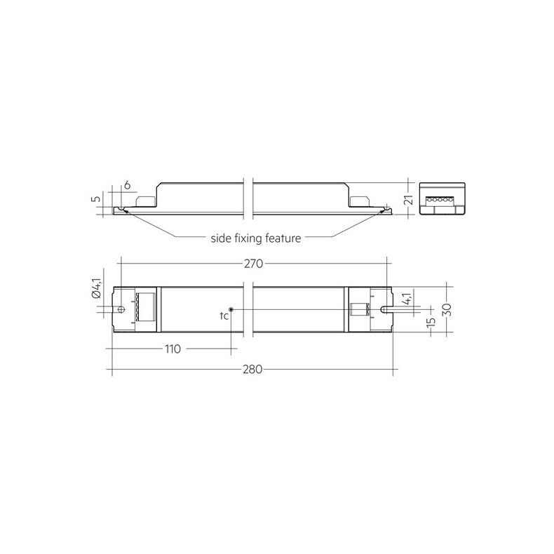 Tridonic LED driver 75W 100-400mA flexC lp EXC