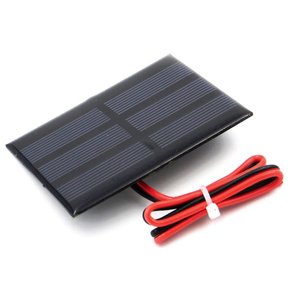 SOLCELLE 80x58mm 1.5V/435mA 30cm KABEL