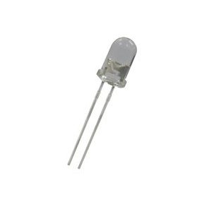 RD LED 3mm KLAR 60mcd 50° (2.5V)