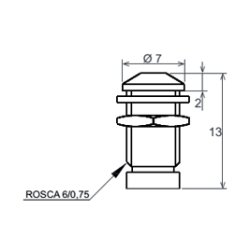 METALREFLEKTOR FOR 3mm LED SPIDS