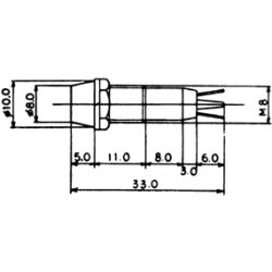 LED SIGNALLAMPE 12VDC RD