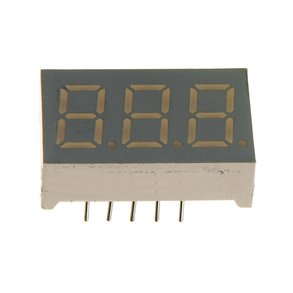 LED 3CIFFER 7 SEGMENT RD 9.2mm FLLES ANODE