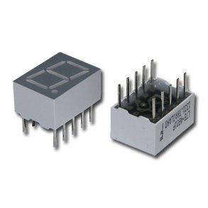 LED 7 SEGMENT RD 10mm FLLES ANODE