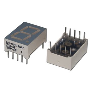 LED 7 SEGMENT RD 13mm FLLES ANODE