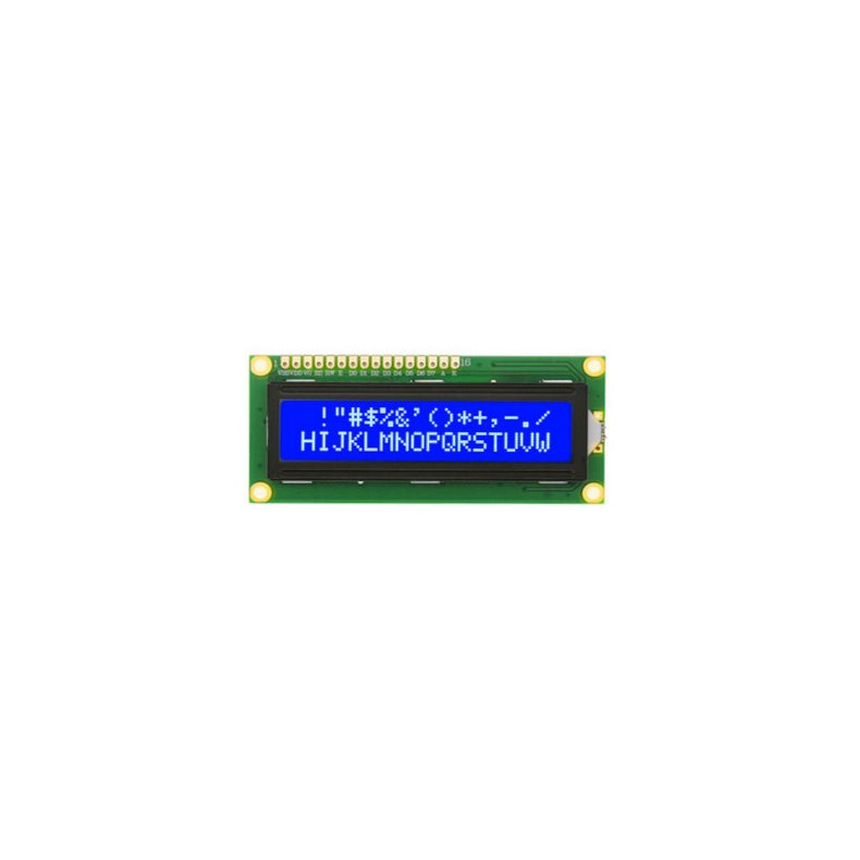 LCD MODUL BL/HVID 16X2 m. IIC/IC 5V INTERFACE