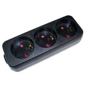 3 HUL STIKDSE SORT JORD