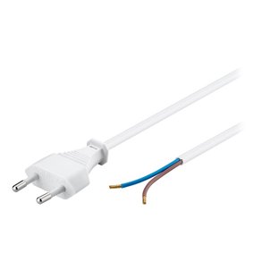 HVID NETLEDNING m. HANSTIK 1.5m