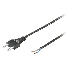 SORT NETLEDNING m.HANSTIK 1.5m