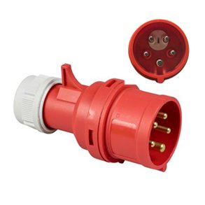 CEE STIK 400V/16A 5PL/N/J RD