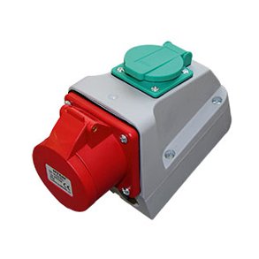 CEE VGUDTAG KOMBI 5pl 400V/16A 230V/16A DANSK JORD