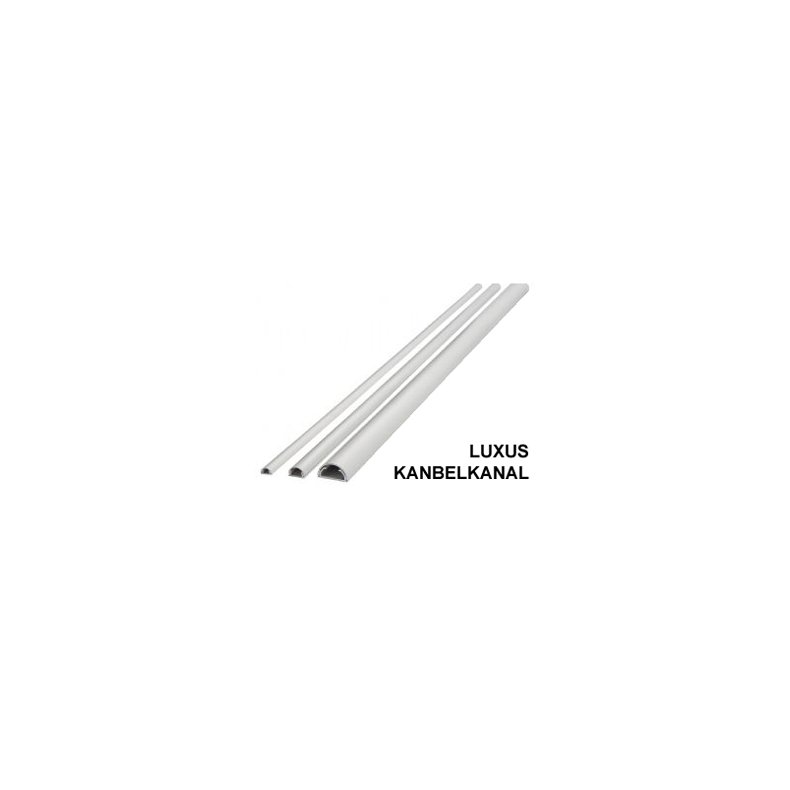 KABELKANAL HVID ALUMINIUM 12mm-L 75CM