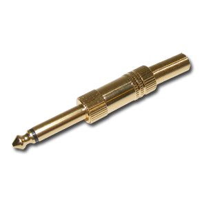 JACKSTIK 6.3mm MONO FORGYLDT