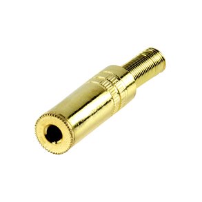 JACKFORLNGER 3.5mm STEREO GULD