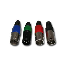 XLR STIK 3 PL. HAN MED OMLBER SORT