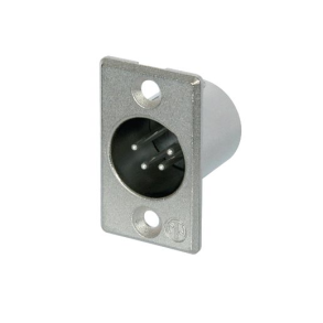 Neutrik XLR 4pl han metal chassis NC4MP