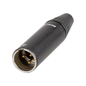 MINI XLR HAN 3pl SORT REAN/NEUTRIK RT3MC-B