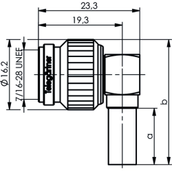 TNC hanstik crimp 90 vinkel J01010A0006