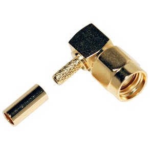 SMA HAN VINKEL CRIMP FOR RG174 KABEL