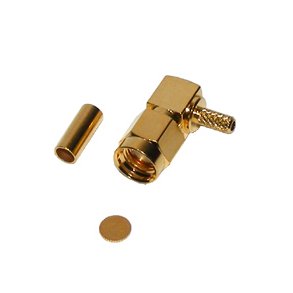 REVERSE SMA HAN VINKEL FOR RG174 KABEL