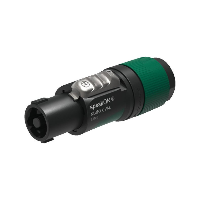 NEUTRIK Speakon NL4FXX-W-L HJTTALERSTIK 4 POLER FOR 10-16mm KABEL