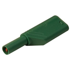 SIKKERHEDSBANANSTIK HIRSCHMANN 4mm GR�N SKRUE 1000VAC 1000VDC 24A