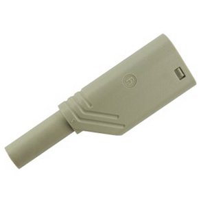 SIKKERHEDSBANANSTIK HIRSCHMANN 4mm GR� SKRUE 1000VAC 1000VDC 24A