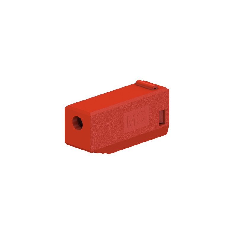 Bananplug isolator 2mm red Stubli