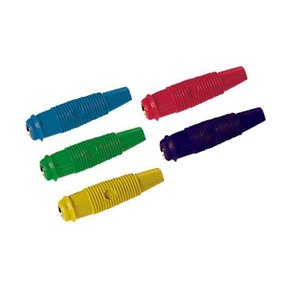  Bananforlnger Hirschmann 4mm gul lodning