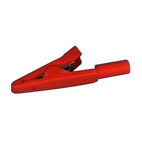 ALLIGATORNB FULDISOLERET RD TIL 2mm BANANSTIK