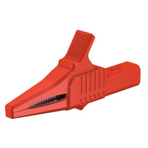 ALLIGATORNB ISOLERET 1KV/32A 4mm SIKKERHEDSSTIK RD