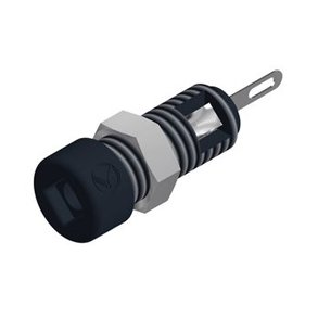 BANANBSNING 2mm SORT 30 VAC/60VDC 6A HIRSCHMANN MBI 1