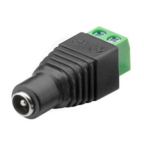 DC FORLNGERSTIK MED SKRUETERMINAL 2.1x5.5mm 12V