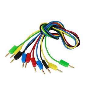 MLELEDNING 7.5cm 2mm BANANSTIK SORT