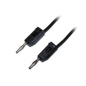 MLELEDNING 1m 2mm BANANSTIK SORT