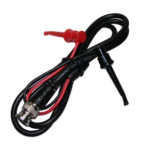 MLEKABEL BNC/SORT+RD KROG 1m