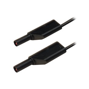 MLELEDNING m. SIKKERHEDSSTIK SORT 2m